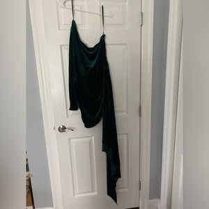 Mini/short/homecoming dress, size XL/14-16, zip up back, one shoulder